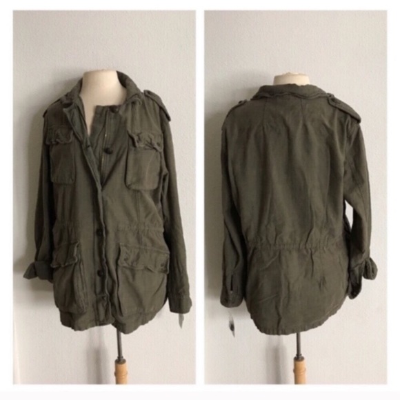 Free People Jackets & Blazers - Free People "Not Your Brothers Surplus Jacket"